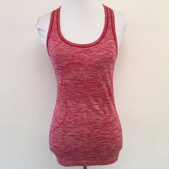 lululemon athletica Tops - Lululemon Swiftly Tech Tank Top Red Size 4